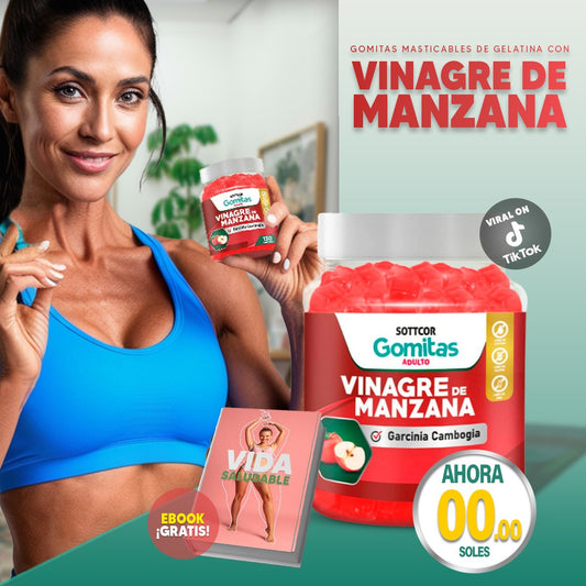 Gomitas de Vinagre de manzana - Para controlar la ansiedad