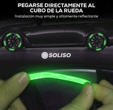 Wheels Shine ™ - Pegatinas reflectantes para auto