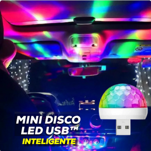 Mini Disco Led USB ™ - Con sensor de sonido